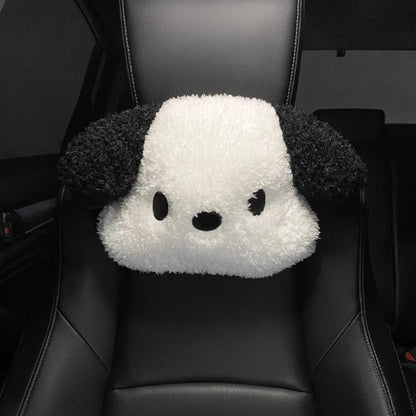 Squishy & Soft Plush Dog Headrest Pillow
