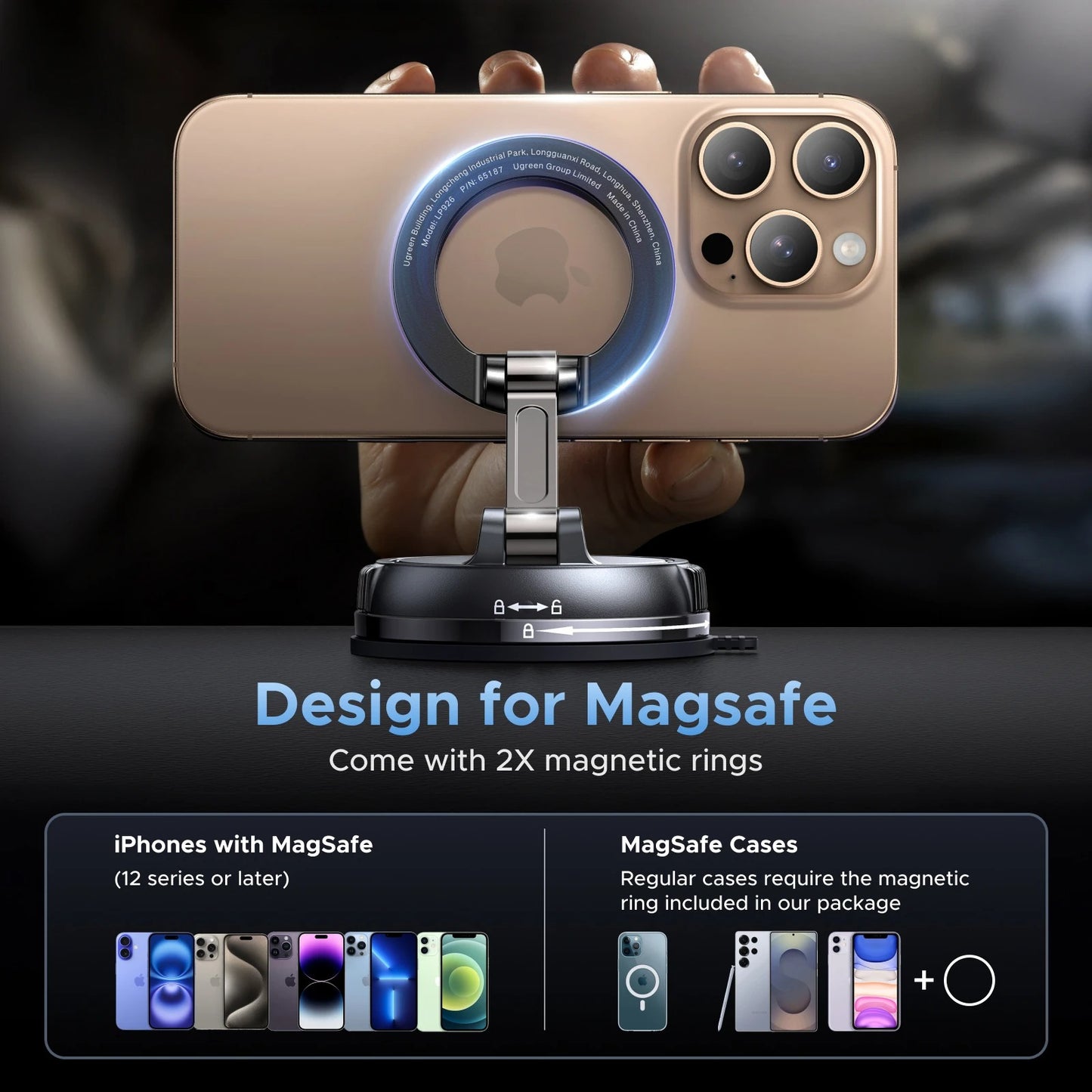 LockAnywhere Magnetic Phone Mount