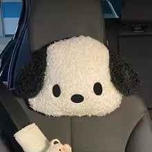 Squishy & Soft Plush Dog Headrest Pillow